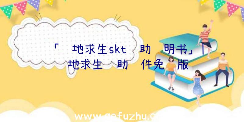 「绝地求生skt辅助说明书」|绝地求生辅助软件免费版